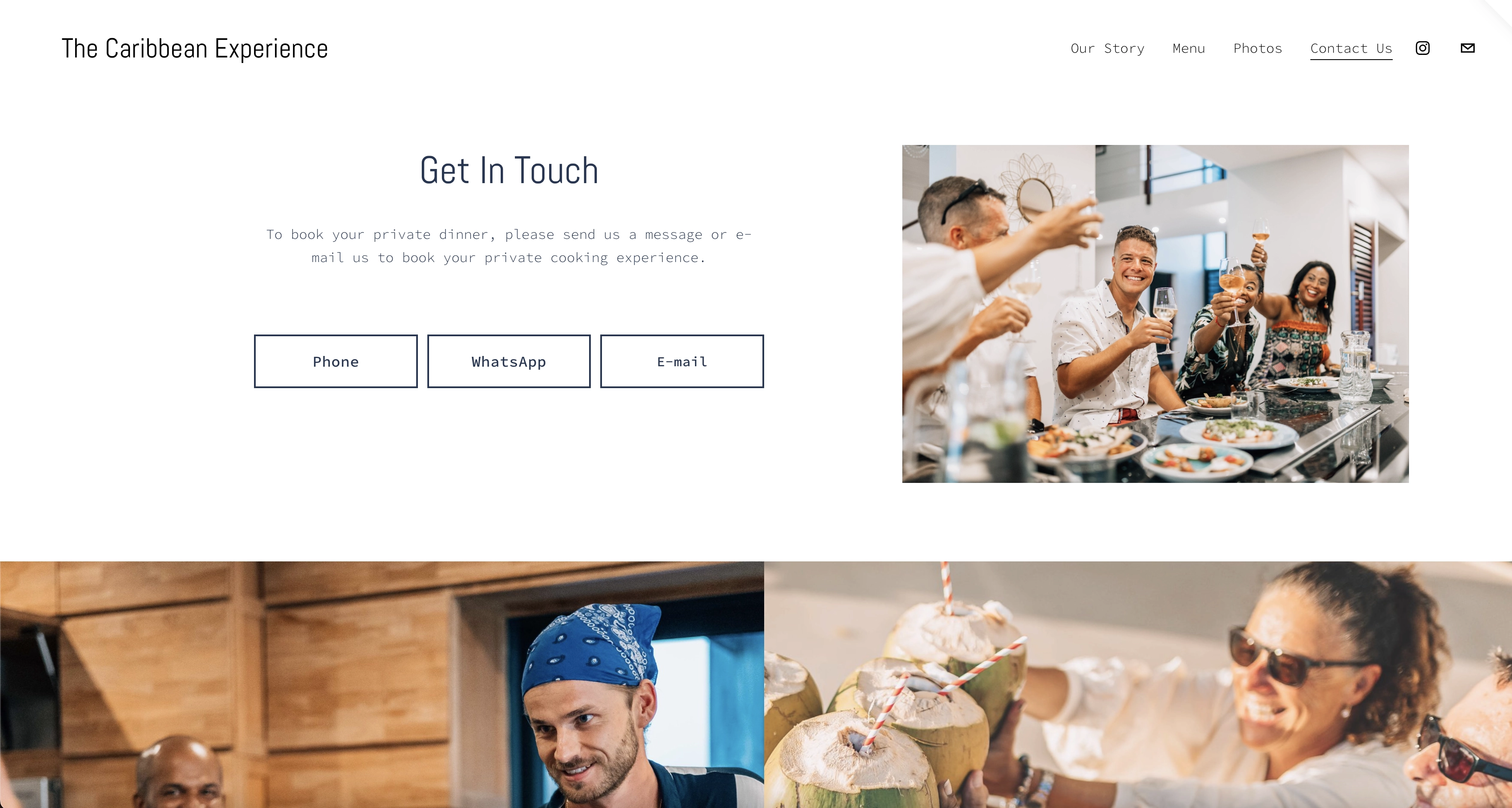The Caribbean Experience Contact Page