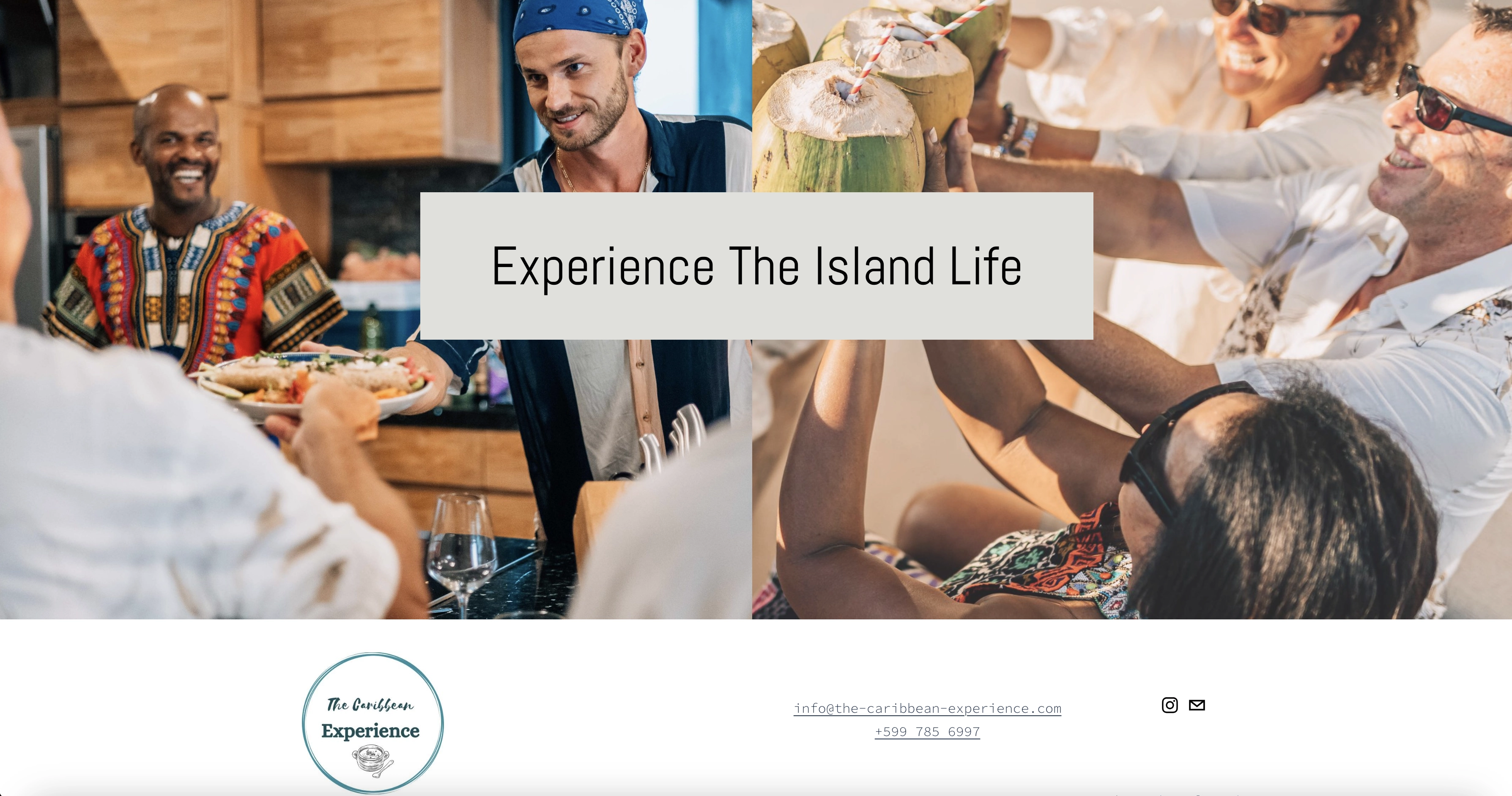The Caribbean Experience Hero Section