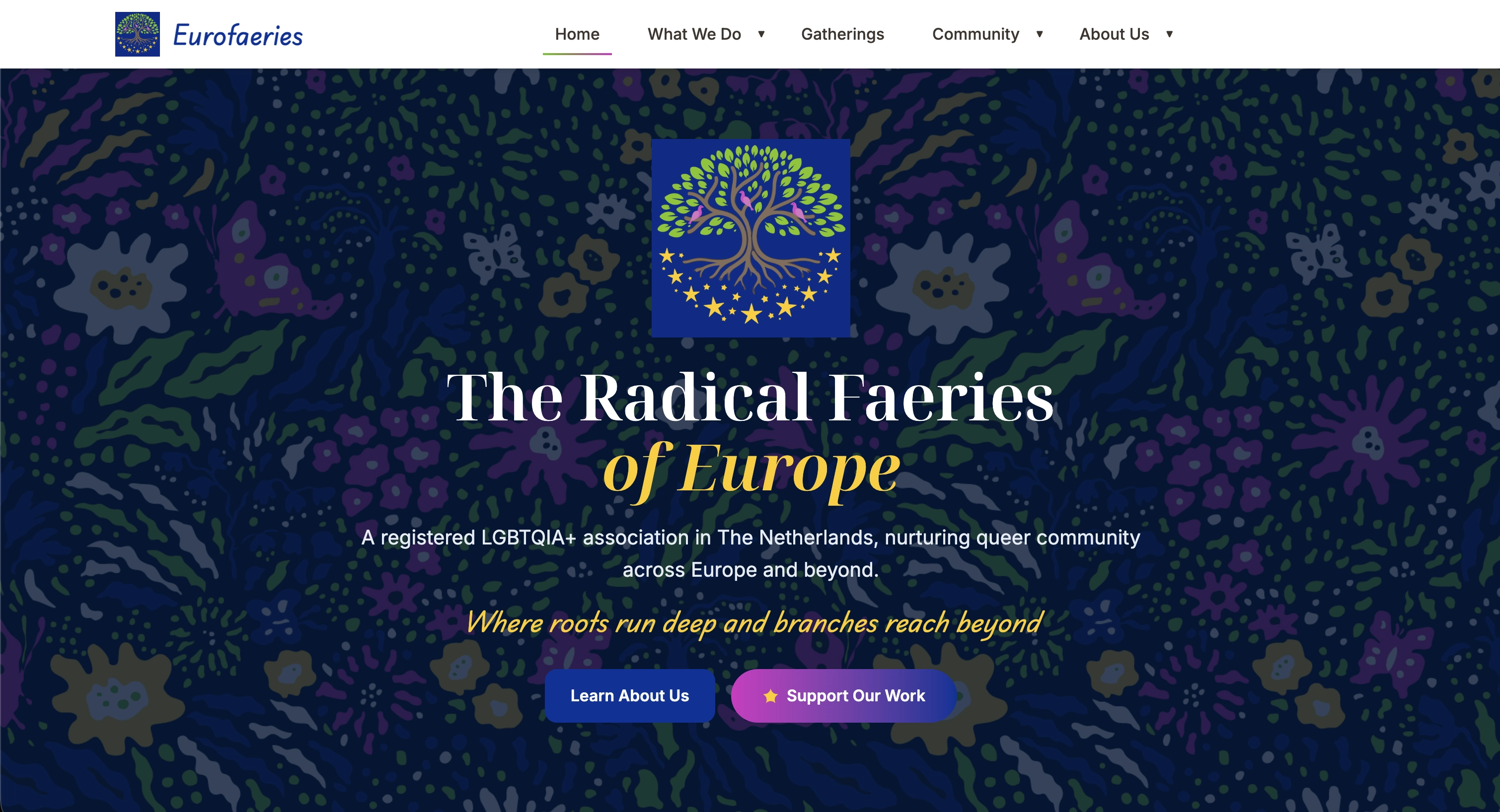 Radical Faeries of Europe Rebrand