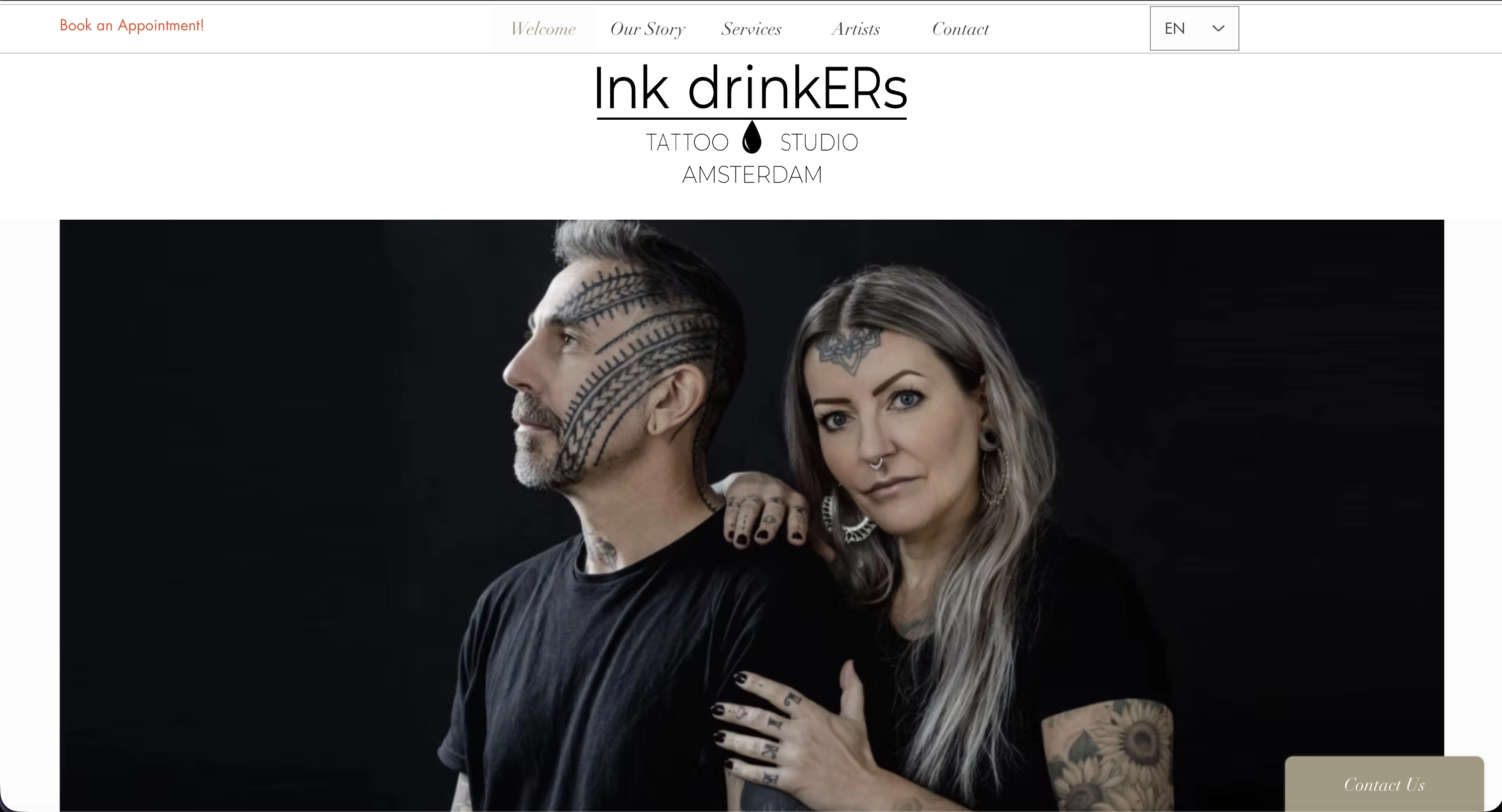 InkDrinkers Website and Advertising Campaign