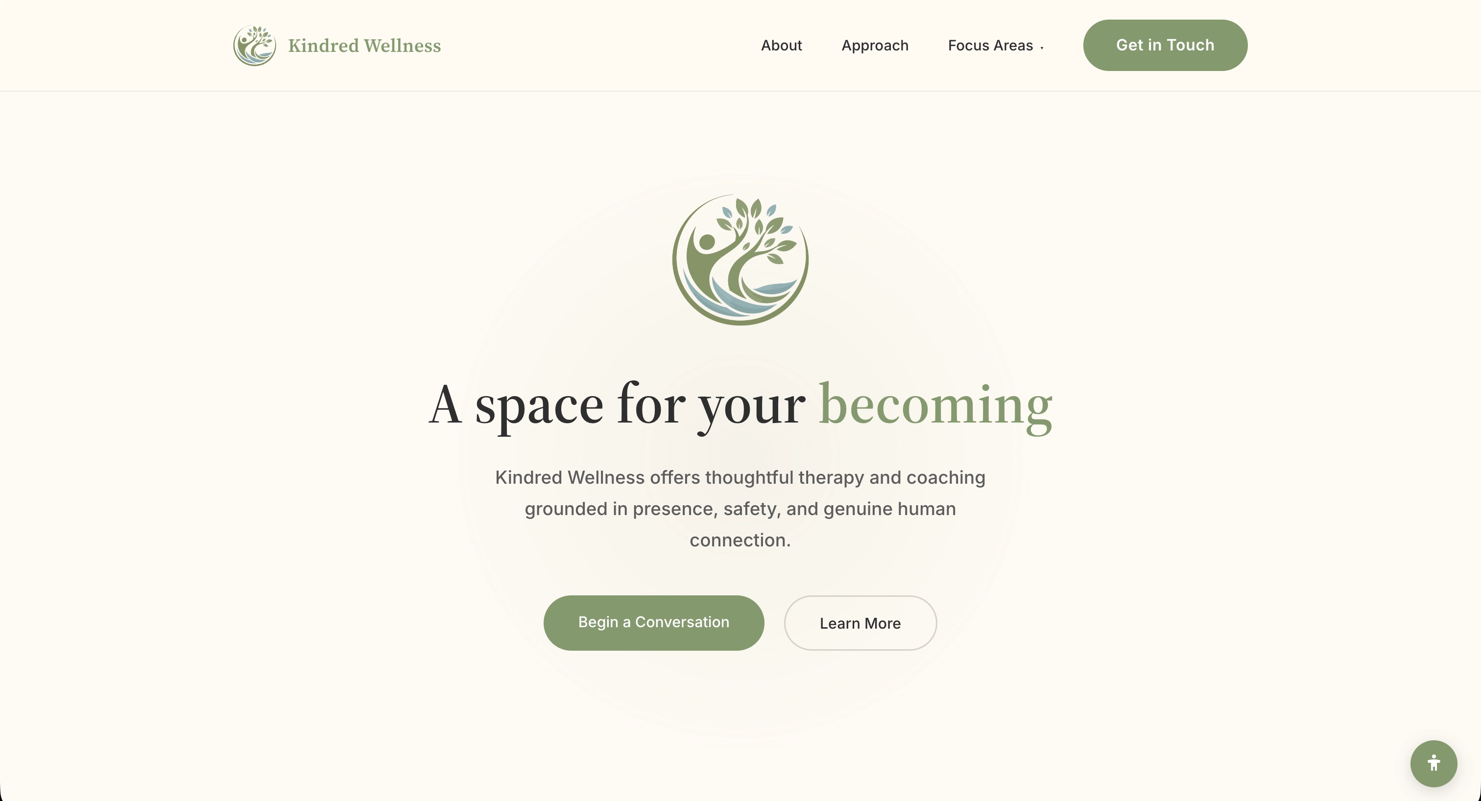 Kindred Wellness Branding & Website