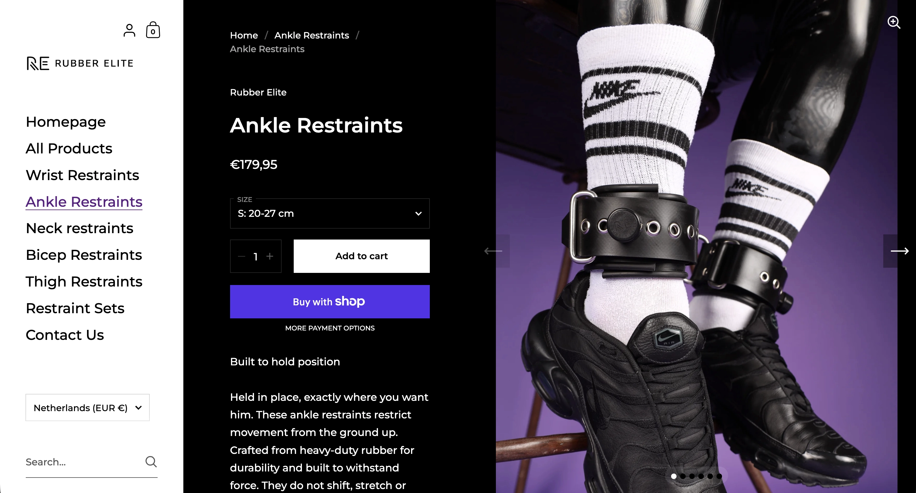 Rubber Elite Product Page